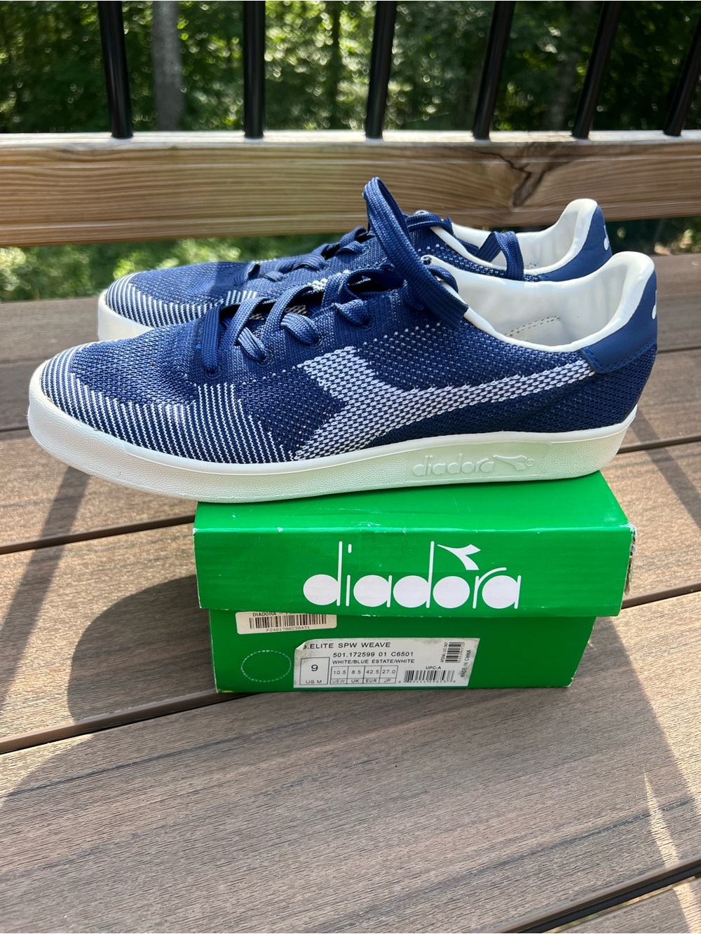 Diadora B. Elite SPW Weave Men's shoes size 9